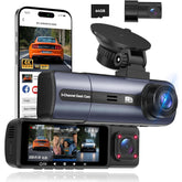 Orskey J10 3-Channel 4K Dash Cam with 5GHz WiFi & APP Control