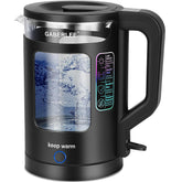GABERLEE Electric Kettle 1.7L Glass Quiet Boil, 3000W Fast Heat, LED, Keep Warm