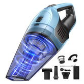 Cordless Handheld Vacuum Cleaner, 8Kpa Powerful Suction Lightweight Portable Mini Vac with 25–30Mins Runtime, Rechargeable Quick Charge Vacuum for Home, Car, Carpet, Pet Hair & Stairs Cleaning