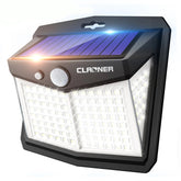 Super Bright Black Solar LED Motion Sensor Wall Light Outdoor