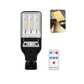 Solar Street Wall Light PIR Motion Sensor Outdoor Garden Lamp Warm White