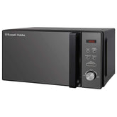 20L Black Digital Solo Microwave 800W with Auto Cook & Defrost