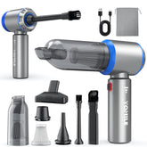 Handheld Vacuum Cleaner 25000Pa Powerful Mini Car Hoover Blue