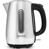 Equip 1.7L Kettle – 3kW Rapid Boil, Removable Limescale Filter, Easy View Water Gauge – Brushed Stainless Steel