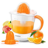 Electric Citrus Juicer 700ml Bowl 2 Cones 2-Way Rotation Filter White