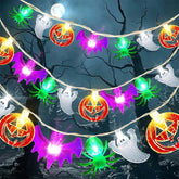 Halloween Pumpkin Lantern String Lights 20 LED Battery Powered 3M