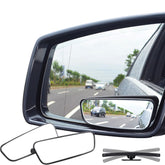 Ampper Rectangle Blind Spot Mirror Pack of 2 – HD Convex Wide Angle Rearview Car Mirror