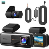 BOTSLAB 4K Dash Cam Front & Rear with Night Vision, GPS & WiFi