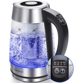 Aigostar Electric Glass Kettle 1.7L Variable Temp, Tea Infuser, Keep-Warm