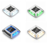 LED Solar Deck Lights Outdoor Waterproof Garden Step & Pathway Lamps