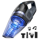 Cordless Handheld Vacuum Cleaner, 8Kpa Powerful Suction Portable Mini Vacuum with 25–30Mins Runtime, Quick Rechargeable Battery for Home, Car, Carpet, Stairs & Pet Hair Cleaning