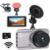 Diamond Lark LF-D518 Dual Dash Cam 2K Front & 1080P Rear with WiFi