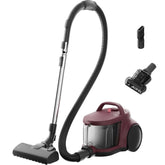 AEG ANIMAL 5000 Bagless Vacuum Cleaner, 3L, Compact, 78dB, 8.5m Action Radius, High Filtration, Multi-Surface, Dark Red