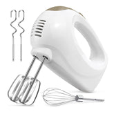 Hand Electric Mixer 180W – 5-Speed Handheld Beater with Turbo, Eject Button & 5 Stainless Steel Attachments for Baking, Cake & Dough