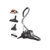 Hoover HP1 Pet Cylinder Vacuum Cleaner 700W – Compact Bagless Cleaner with Pet Hair Tool, Washable Filter & 2L Capacity