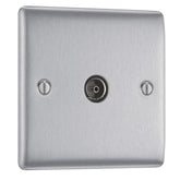 BG Electrical Single Co-Axial Socket