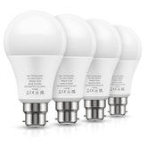 B22 LED Bulbs 17W 150W Equivalent Cool White 6000K 4 Pack