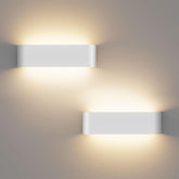 Indoor Led Wall Lights - 2 Pack 3000K/4500K/6000K Adjustable Color Temperature Wall Lights for Bedroom Living Room Kitchen Dining Room