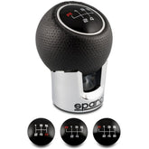 Sparco Lazio Chrome & Black Manual Gear Shift Knob – Universal Fit
