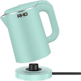 0.8L Small Electric Kettle – 1000W Fast Boil Stainless Steel Travel Teapot, Boil-Dry Protection & Auto Shut-Off – Green