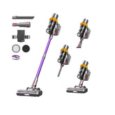 Cordless Vacuum Cleaner 580W 48KPa, 60Min Runtime, Wall-Mounted Rechargeable Upright Vacuum with Touch Screen for Pet Hair & Floors
