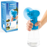 Benross 40239 Water Mist Spray Fan/Handheld Cooling Device/Portable For Holidays, Beach Trips, Sports Events, Office Use & Travel Use/Blue Colour