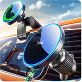 Beser 15W MagSafe Car Mount Charger – Strong 4.16 lbf Magnetic Hold, Qi Wireless Fast Charger for iPhone 12–16 Series