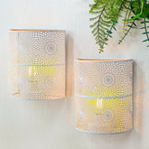 JHY DESIGN Set of 2 Battery Powered Table Lamps 20cm