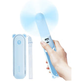 Portable Handheld Fan with 4500mAh Powerbank – Blue