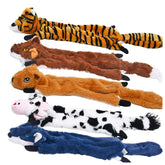 SHARLOVY Dog Squeaky Toys 5 Pack Plush Chew Toys for Large and Medium Dogs