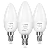 E14 LED Candle Bulb 4.2W Warm White 2700K – Pack of 3