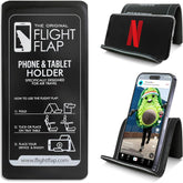 Folden Black Airplane Phone Holder – Flexible Foldable Travel Stand