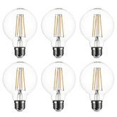 G80 E27 Vintage Globe LED Bulbs 8W 1000lm 6 Pack