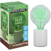 Paladone Minecraft Creeper Decorative LED Neon Bulb Lamp - E27 Glass Lightbulb, Officially Licensed Gamer Gift, Perfect for Bedrooms, Homes, Gaming Room Decor, Green