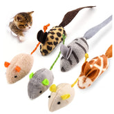 6 Pack Catnip Mouse Toys for Indoor Cats – Interactive Cat Toys