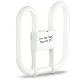 28W GR10q 2D CFL Butterfly Bulb 3500K 2000LM