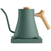Fellow Stagg EKG 0.9L Electric Gooseneck Kettle, Stainless Steel Pour-Over Coffee & Tea Pot, Quick Heating, Smoke Green Maple Handle