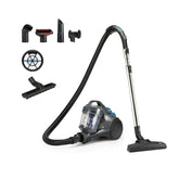 Amazon Basics 850W Bagless Cylinder Vacuum Cleaner – Lightweight 1.3L Compact Design with HEPA Filter & Multi-Surface Nozzle, Grey