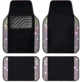 CAR PASS Iridescent Bling Rhinestone Diamond Car Mats