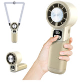 High-Speed Rechargeable Handheld Turbo Fan – 3600mAh, Foldable