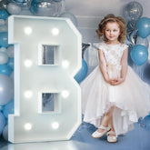 3FT Light Up Letter B – Party Marquee Decoration – UK