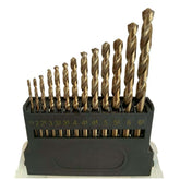 Metric M42 Cobalt Twist Drill Bits Set 1–10mm (19PCS) – 8% Cobalt Steel Drill Bit Kit for Stainless Steel, Hard Metal, Aluminium, Hardwood & Plastic – 90° Split Point Precision Industrial Grade Drill Set