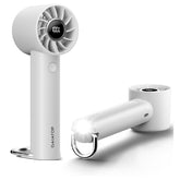 Turbo Handheld Fan with LED Torch & Clip Base