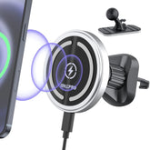 15W Magsafe Wireless Car Charger – Magnetic Vent Mount