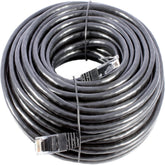 Smedz CAT6 10 m Full Solid Copper UTP 24 AWG Indoor/Outdoor Plug and Play Network Cable GigaBit Ethernet Patch Lead – Black