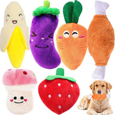 Speedy Panther 6 Pcs Squeaky Plush Dog Toys for Small Medium Dogs