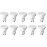 GU10 LED Bulbs 4.5W Warm White 2700K 345lm Pack of 10
