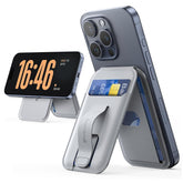 Magnetic Phone Wallet Stand with Card Holder