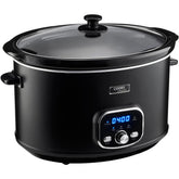 Cooks Professional 8L Digital Slow Cooker with Glass Lid, Cool Touch Handles, 2 Heat Settings, Keep Warm & Delay Timer
