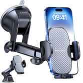 Miracase 3-in-1 Car Phone Holder Mount for Dashboard, Windscreen & Desk